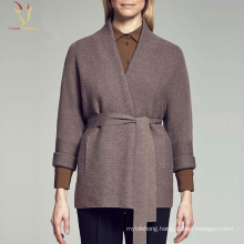 Women's Fashion Designed Cashmere Open Front Coat Plus Size